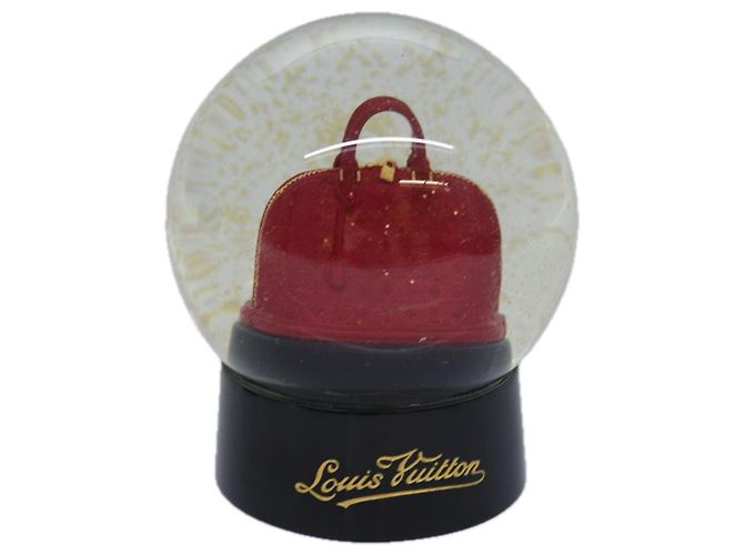 LOUIS VUITTON Snow Globe Alma VIP Limited Clear Red LV Auth 79347 - view 13