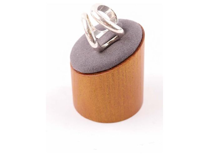 Hermès Anillo Lima en plata - vista 2