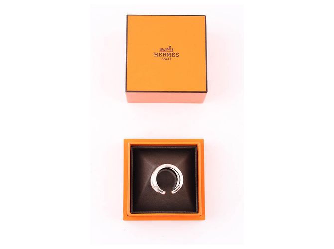 Hermès Anillo Lima en plata - vista 4