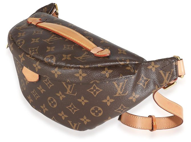 Bumbag in tela Monogram Louis Vuitton Marrone - vista 3
