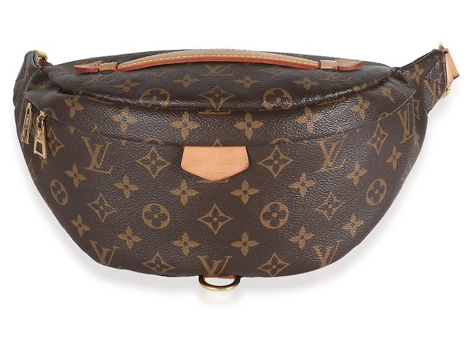Bumbag in tela Monogram Louis Vuitton Marrone - vista 7