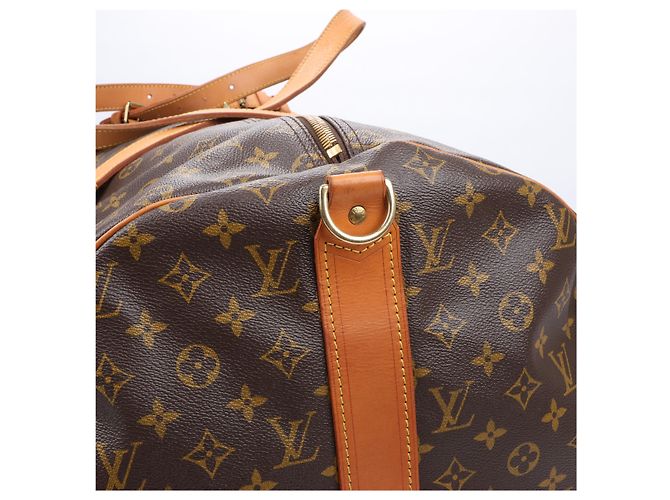 Borsa da viaggio Monogram Sac Polochon Louis Vuitton M41222 Marrone - vista 15