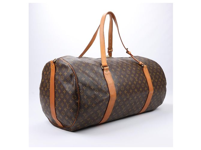 Borsa da viaggio Monogram Sac Polochon Louis Vuitton M41222 Marrone - vista 2