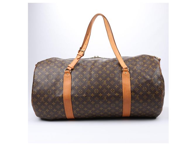 Borsa da viaggio Monogram Sac Polochon Louis Vuitton M41222 Marrone - vista 4