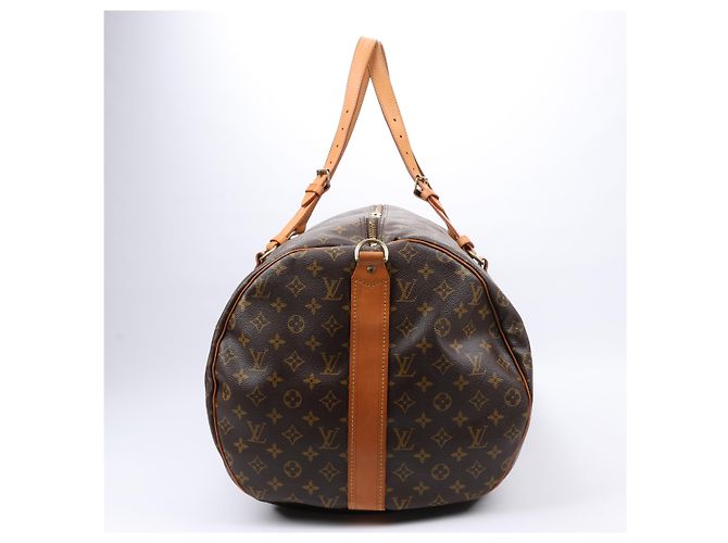 Borsa da viaggio Monogram Sac Polochon Louis Vuitton M41222 Marrone - vista 5