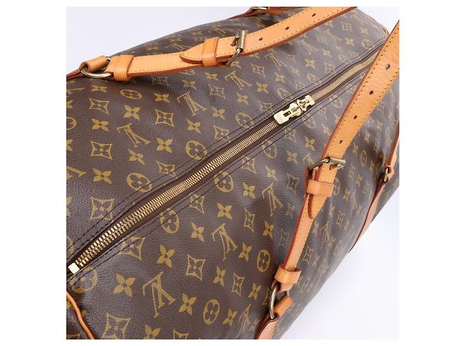 Borsa da viaggio Monogram Sac Polochon Louis Vuitton M41222 Marrone - vista 6