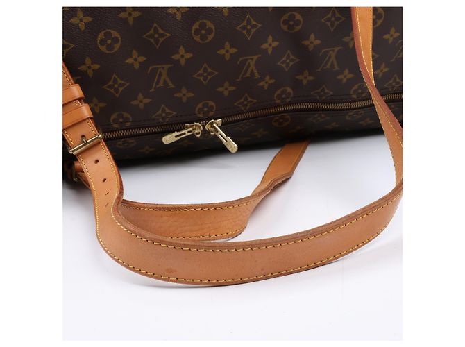 Borsa da viaggio Monogram Sac Polochon Louis Vuitton M41222 Marrone - vista 8