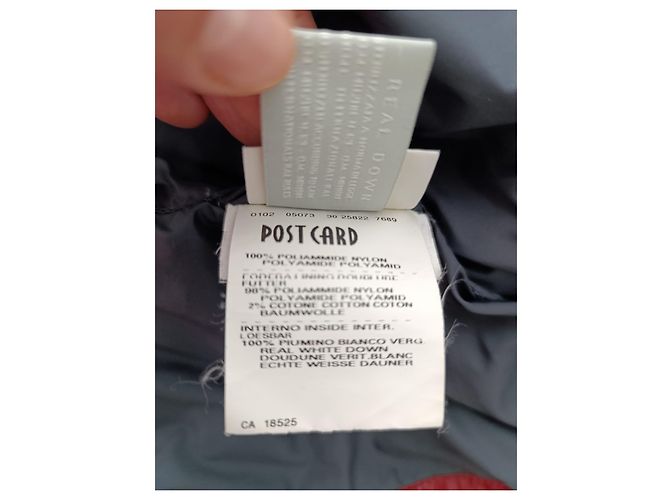 Autre Marque Chaqueta de Plumas Post Card Rojo Burdeos - vista 7