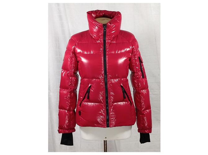 Autre Marque SAM Daunenjacke Rot Nylon Größe 38 - Ansicht 2