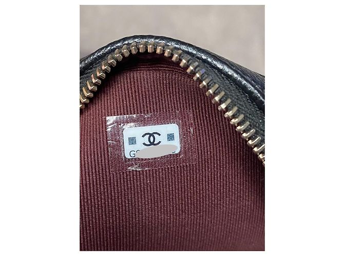 Chanel Classic 24C CC Mini Zaino in Pelle Nera Nero - vista 14