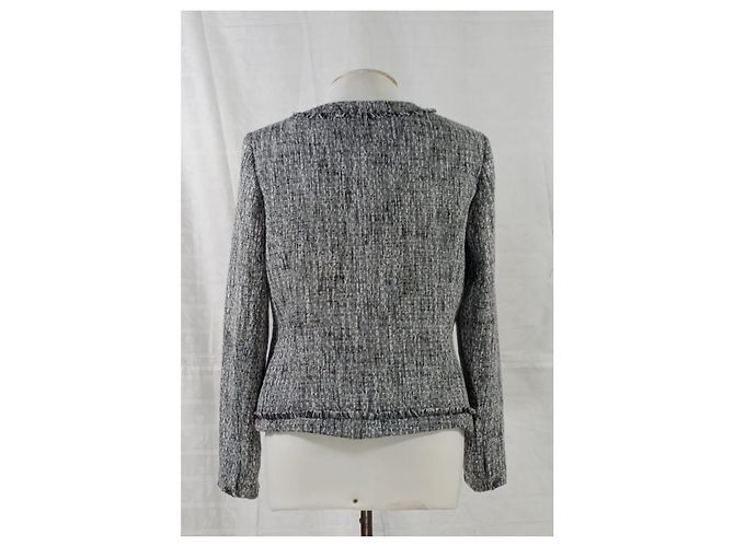 Karl Lagerfeld Tweed Jacke Grau - Ansicht 2
