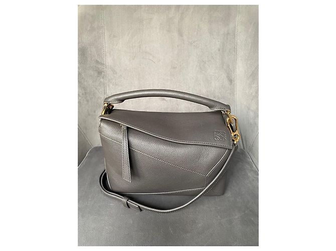 Loewe Piccola borsa Puzzle in pelle - vista 3