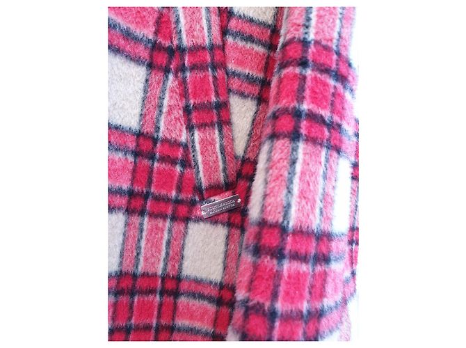 Scotch and Soda Giacca in misto lana a righe stile britannico Rosa Rosso Beige - vista 6