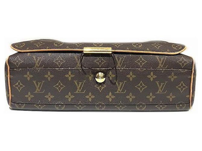 Borsa Messenger Abbesses Monogramma Louis Vuitton Marrone - vista 3