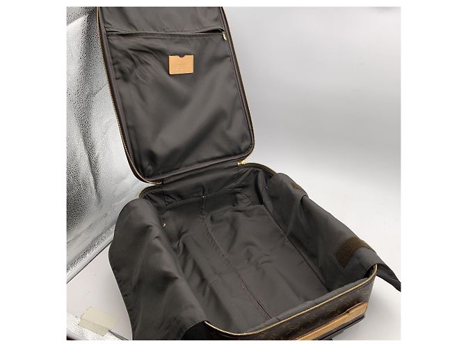 Louis Vuitton Trolley da viaggio Pegase 45 in tela Monogram Marrone - vista 6