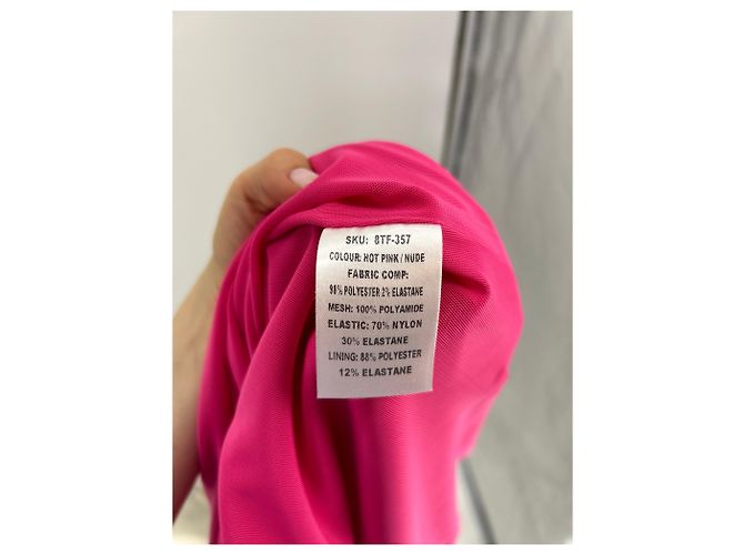 Autre Marque THREE FLOOR dresses T.US 2 Polyester Pink - view 6