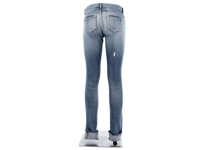 Jeans Saint Laurent T.US 26 Algodón Azul - vista 2