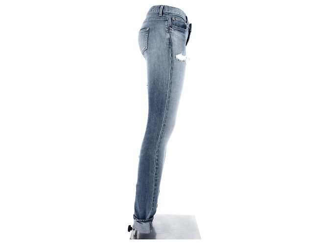 Jeans Saint Laurent T.US 26 Algodón Azul - vista 3