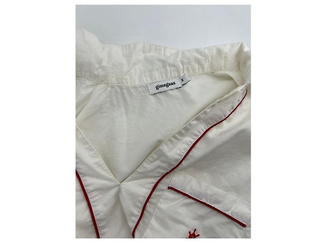 Autre Marque Gimaguas tops T.International M Algodón Blanco - vista 5