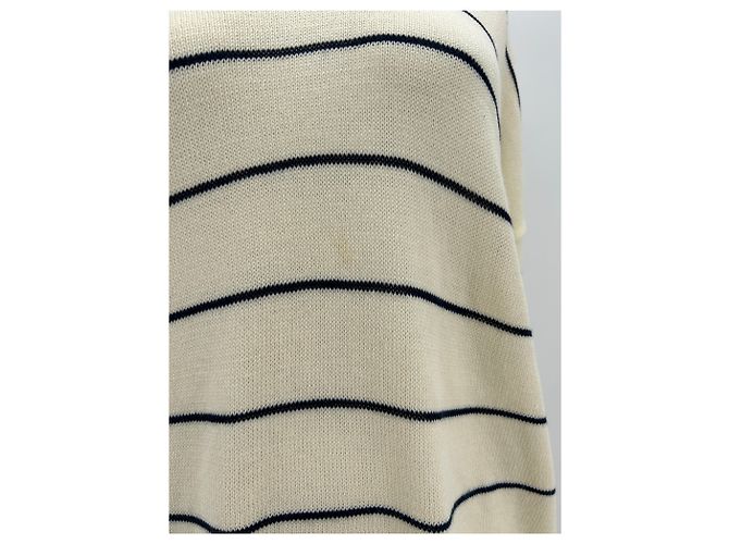 Autre Marque Nicht Signiert / Unsignierte Strickwaren T.International S Baumwolle Beige - Ansicht 5