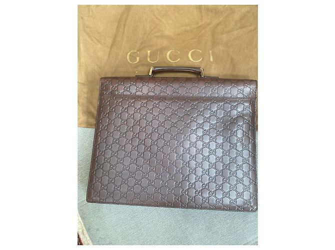 Portadocumenti Gucci in pelle monogramma - vista 10