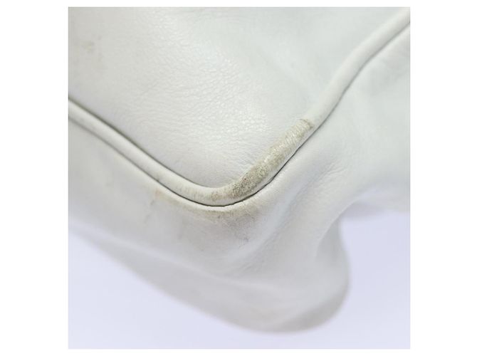 FENDI Handtasche Leder 2-Wege Weiß Auth yk13942 - Ansicht 17