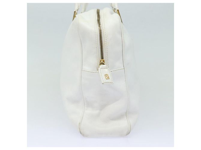 FENDI Handtasche Leder 2-Wege Weiß Auth yk13942 - Ansicht 4