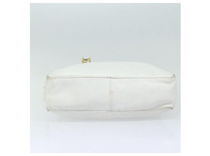 FENDI Handtasche Leder 2-Wege Weiß Auth yk13942 - Ansicht 5