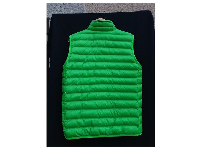 Tommy Hilfiger green unisex sleeveless down jacket - view 4