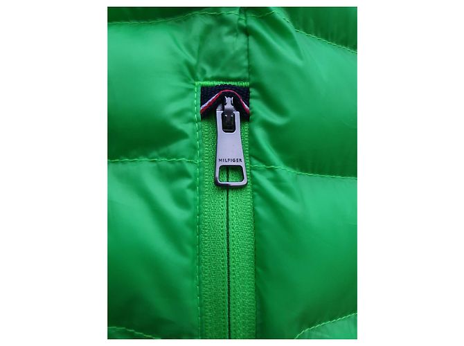 Tommy Hilfiger green unisex sleeveless down jacket - view 7