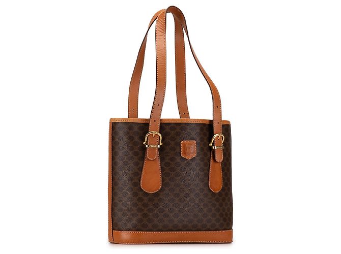 Céline Borsa tote Macadam Celine marrone - vista 2