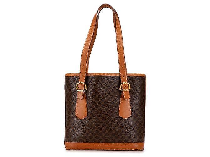 Céline Borsa tote Macadam Celine marrone - vista 3