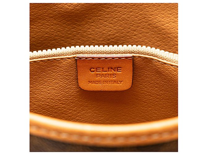 Céline Borsa tote Macadam Celine marrone - vista 7