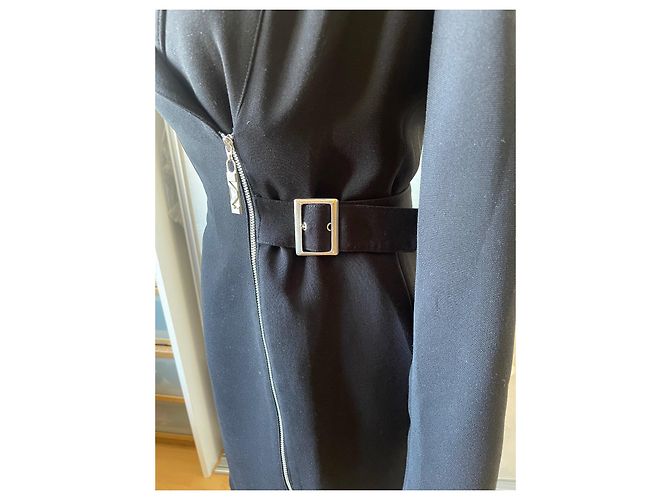 Giacca lunga nera Thierry Mugler Nero - vista 3