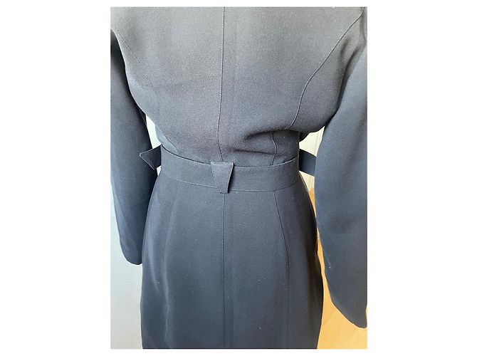 Giacca lunga nera Thierry Mugler Nero - vista 6