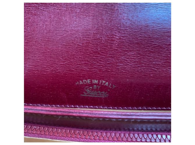 Bolso de mano Gucci Horsebit 1955 de piel roja - vista 7