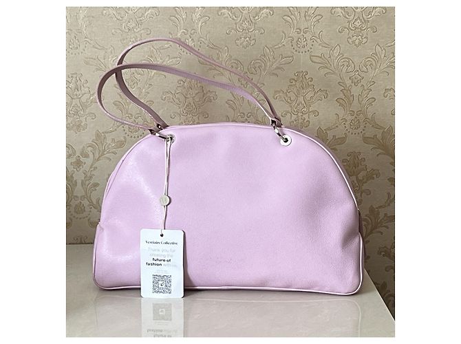 Borsa Bulgari in pelle rosa - vista 3