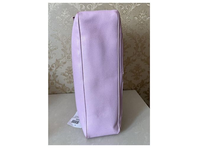 Borsa Bulgari in pelle rosa - vista 6
