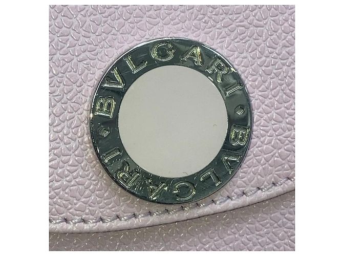 Borsa Bulgari in pelle rosa - vista 8