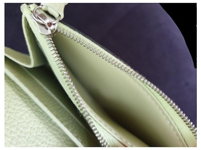 Louis Vuitton Carteira Rosalie Monogram Empreinte Couro Verde - vista 10