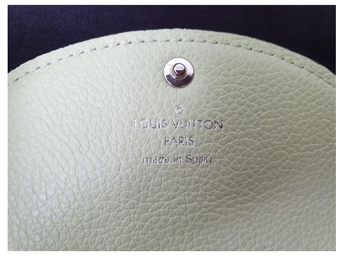 Louis Vuitton Carteira Rosalie Monogram Empreinte Couro Verde - vista 14