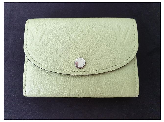 Louis Vuitton Carteira Rosalie Monogram Empreinte Couro Verde - vista 2