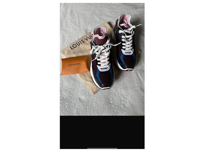 Louis Vuitton Running 55 Sneaker Leder Dunkelblau - Ansicht 7