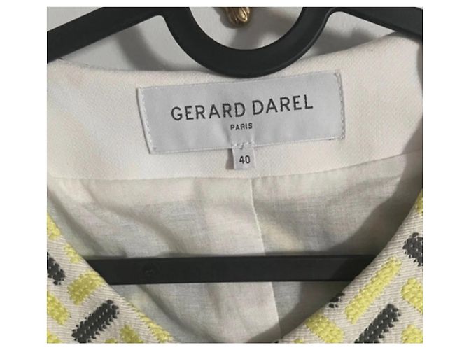 Chaqueta Gerard Darel de algodón con manga 3/4 Multicolor - vista 3