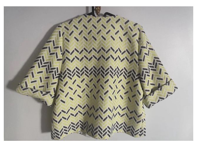Chaqueta Gerard Darel de algodón con manga 3/4 Multicolor - vista 4
