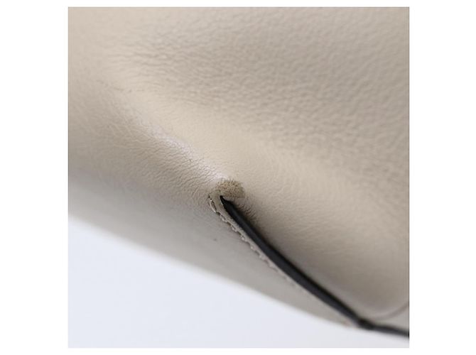 Borsa a mano FENDI in pelle beige Auth ar12221 - vista 16