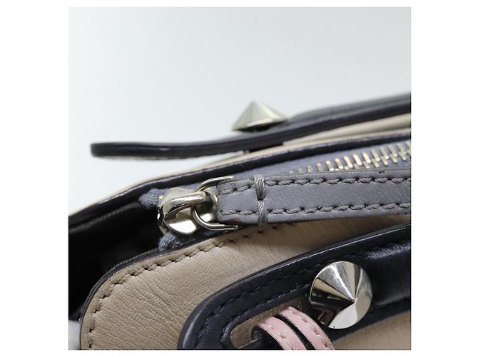 Borsa a mano FENDI in pelle beige Auth ar12221 - vista 19