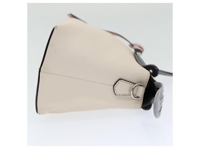 Borsa a mano FENDI in pelle beige Auth ar12221 - vista 3