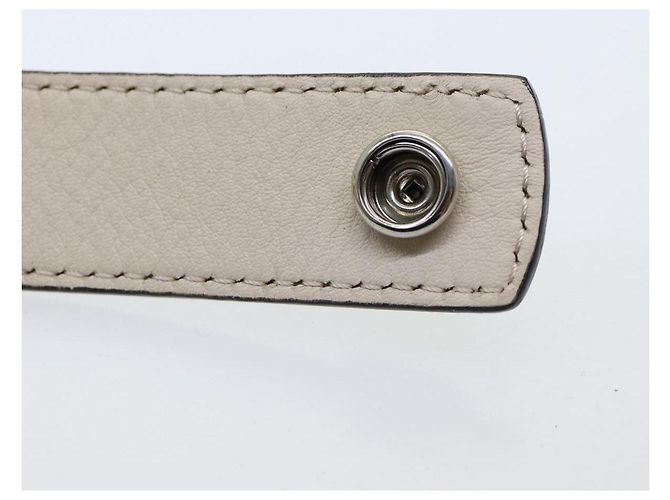 Borsa a mano FENDI in pelle beige Auth ar12221 - vista 31