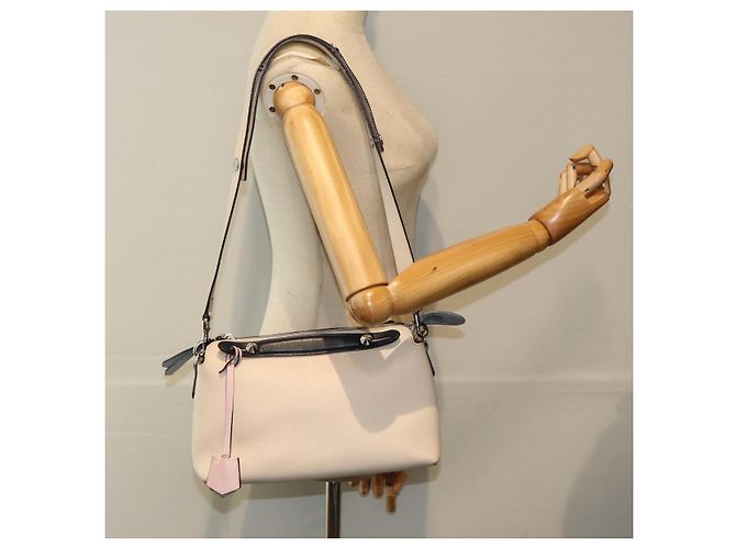 Borsa a mano FENDI in pelle beige Auth ar12221 - vista 33